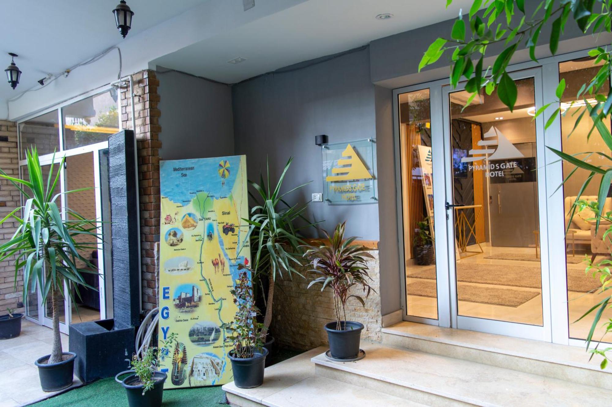 The Pyramids Gate Inn Kafret el-Gabal エクステリア 写真